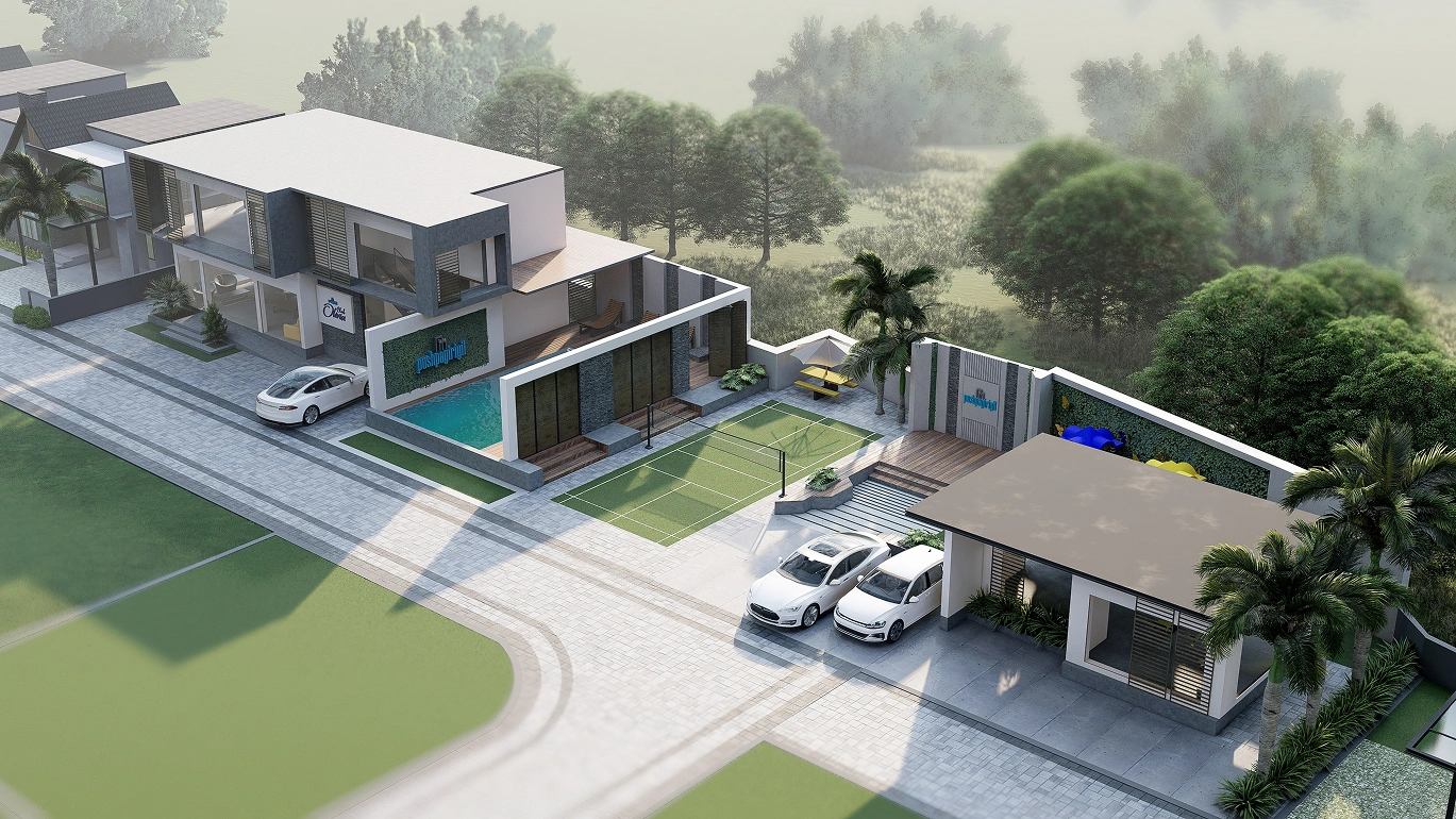 luxury 3 bhk villa projects in Adoor